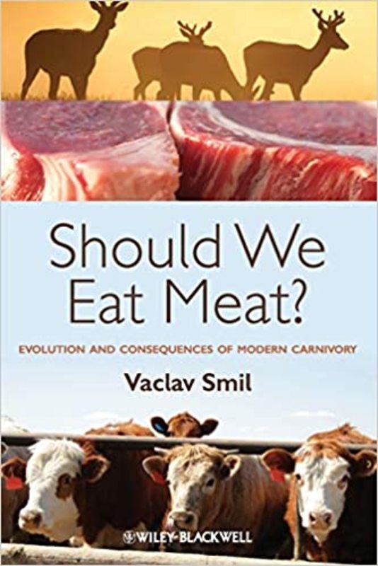 Book cover for "Should We Eat Meat?" by Vaclav Smil