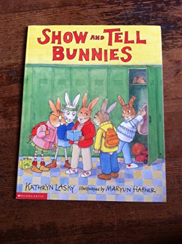 Book cover for "Show and Tell Bunnies" by Kathryn Lasky