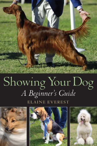 Book cover for "Showing Your Dog: A Beginner's Guide" by Elaine Everest