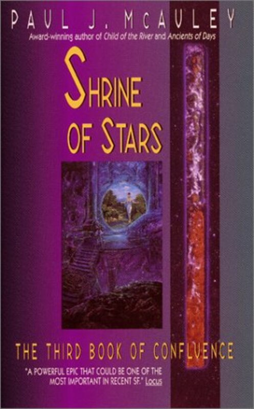Book cover for "Shrine of Stars" by Paul J McAuley