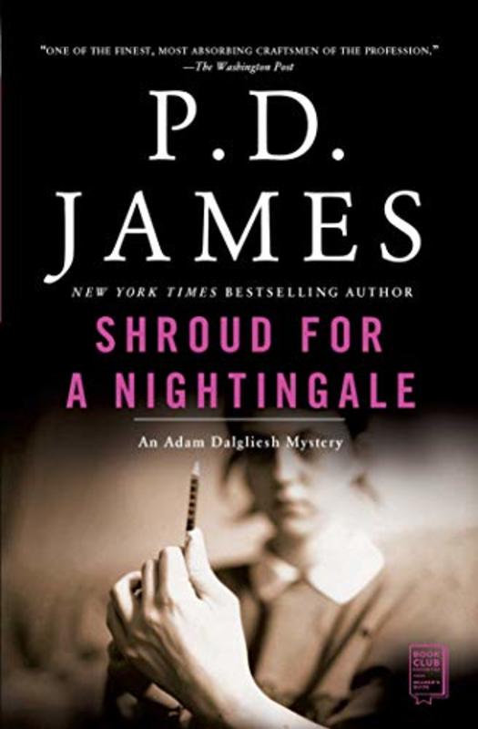 Book cover for "Shroud for a Nightingale" by PD James