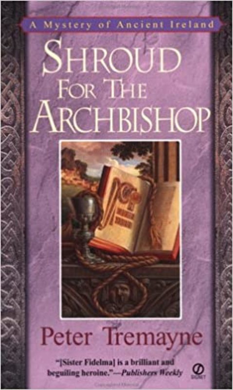 Book cover for "Shroud for the Archbishop" by Peter Tremayne