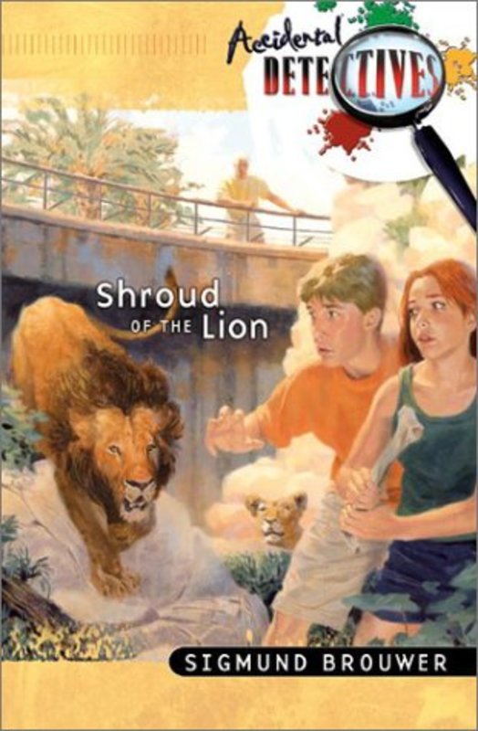 Book cover for "Shroud of the Lion" by Sigmund Brouwer
