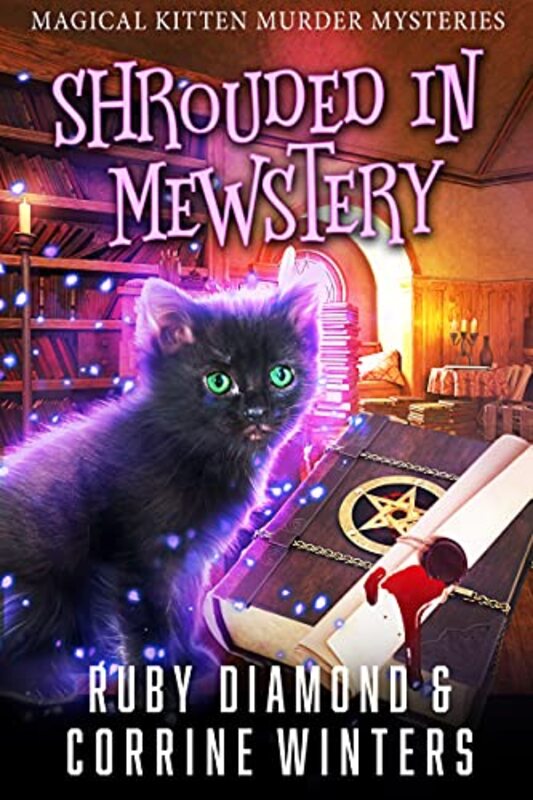Book cover for "Shrouded In Mewstery" by Ruby Diamond