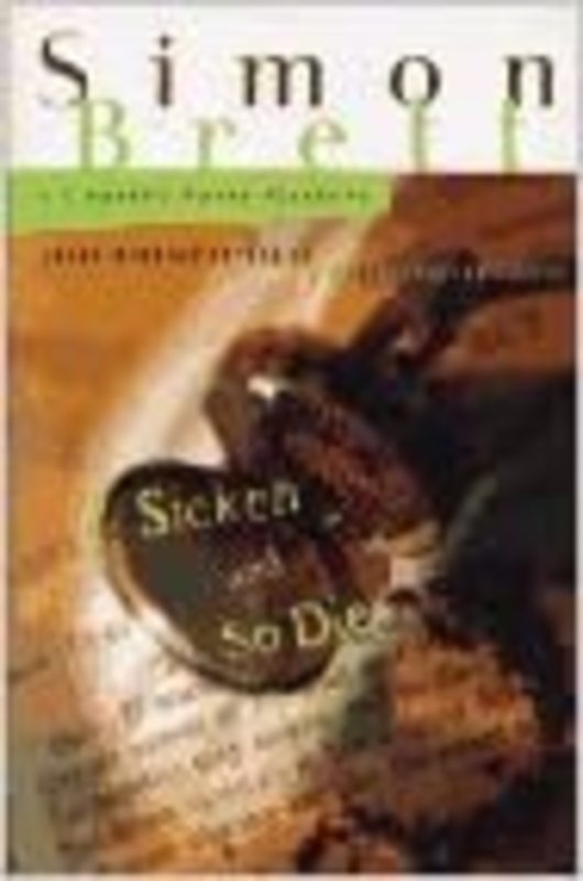Book cover for "Sicken and So Die" by Simon Brett