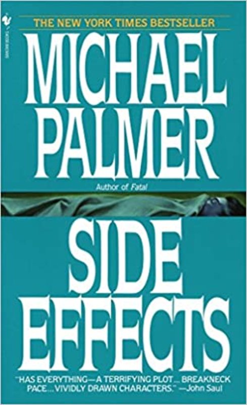 Book cover for "Side Effects" by Michael Palmer