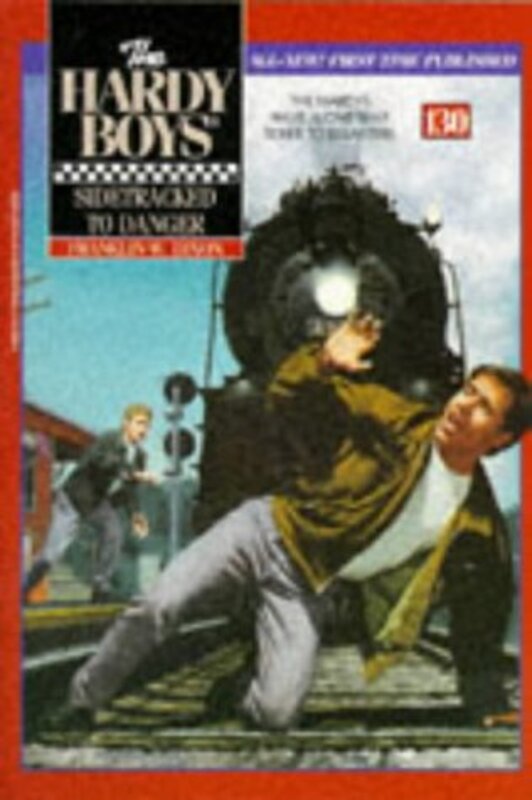 Book cover for "Sidetracked to Danger" by Franklin W Dixon