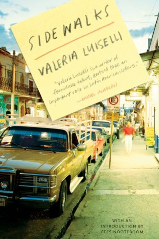 Book cover for "Sidewalks" by Valeria Luiselli