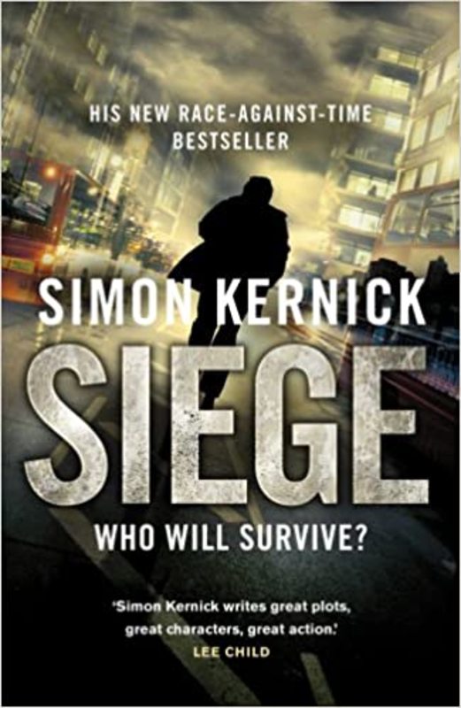 Book cover for "Siege" by Simon Kernick