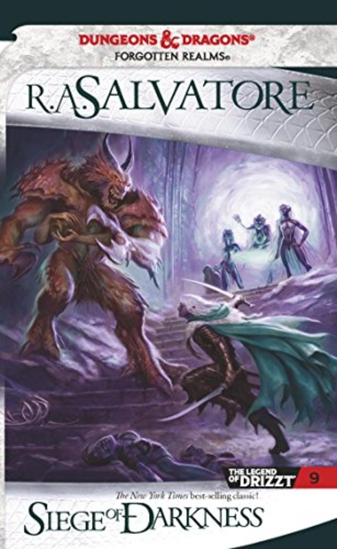 Book cover for "Siege of Darkness" by RA Salvatore