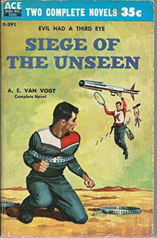 Book cover for "Siege of the Unseen" by AE van Vogt