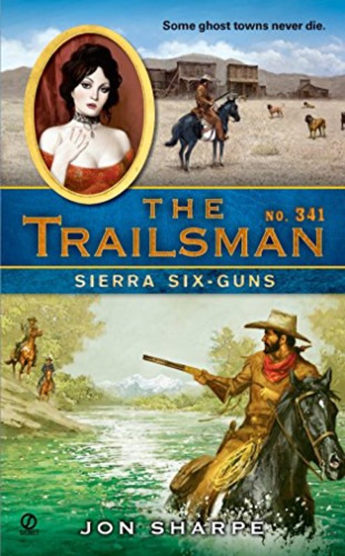 Book cover for "Sierra Six-Guns" by Jon Sharpe