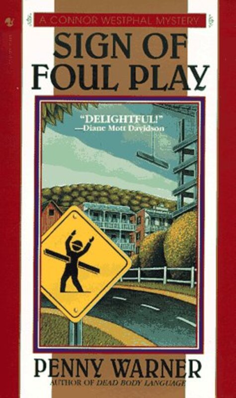 Book cover for "Sign of Foul Play" by Penny Warner