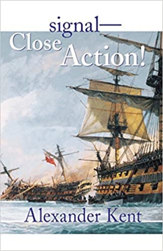 Book cover for "Signal-Close Action!" by Douglas Reeman