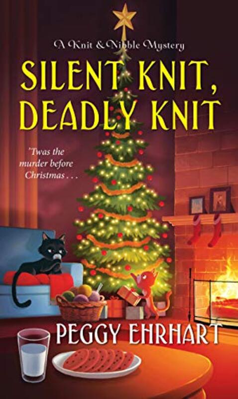 Book cover for "Silent Knit, Deadly Knit" by Peggy Ehrhart