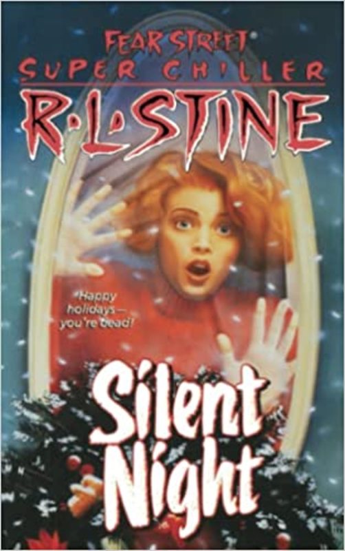 Book cover for "Silent Night" by R.L. Stine