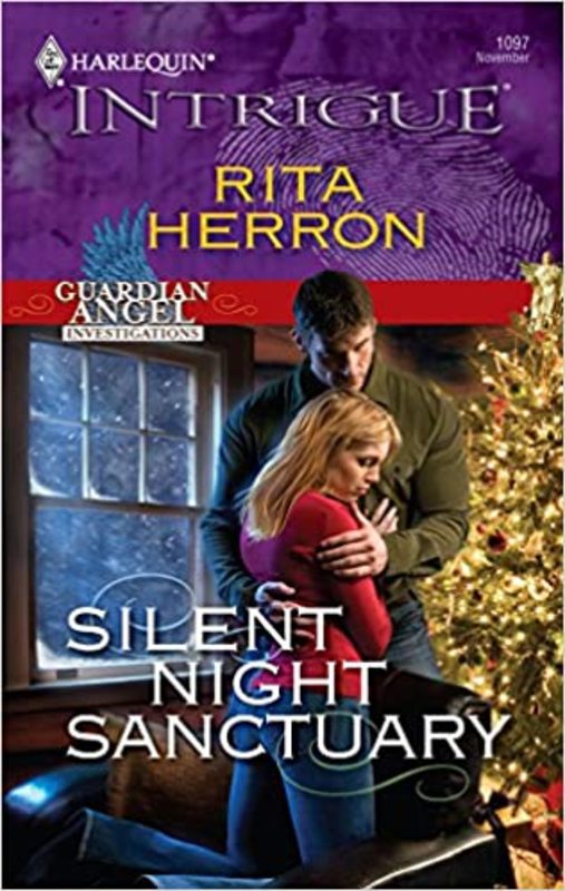 Book cover for "Silent Night Sanctuary" by Rita Herron