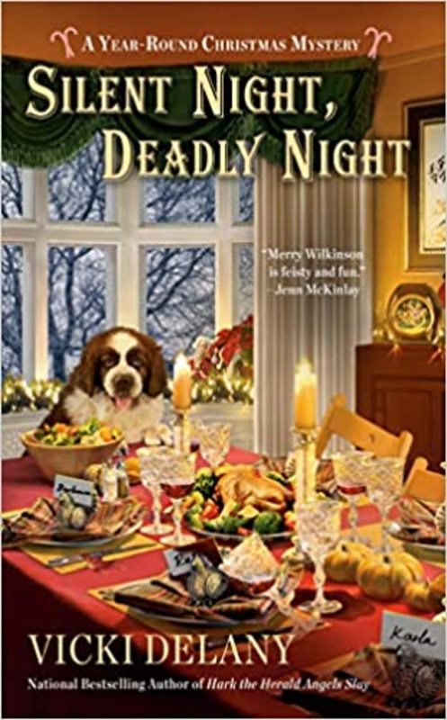 Book cover for "Silent Night, Deadly Night" by Vicki Delany