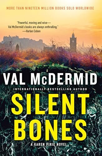 Book cover for "Silent Bones" by Val McDermid