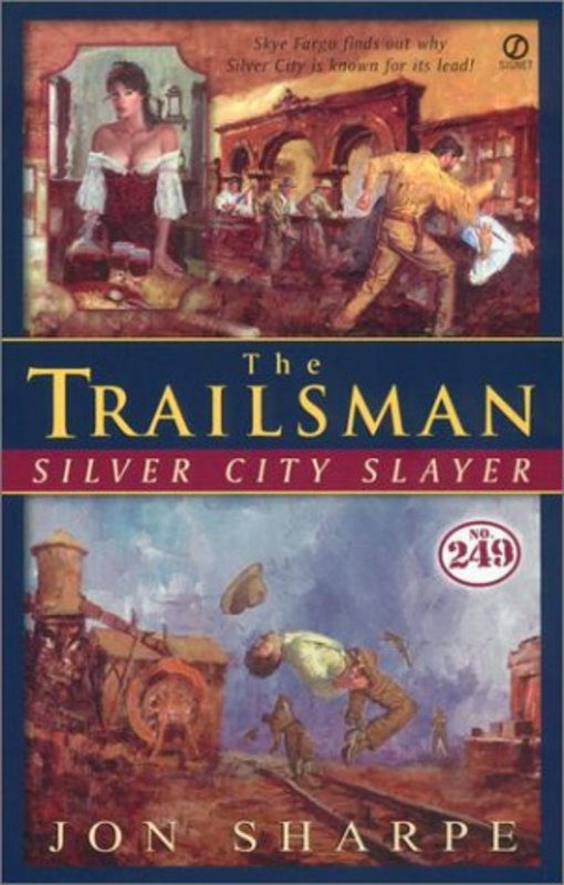 Book cover for "Silver City Slayer" by Jon Sharpe