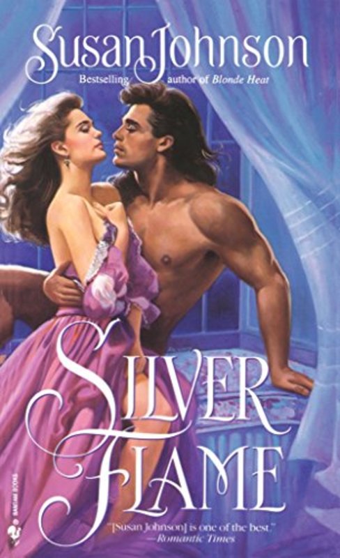 Book cover for "Silver Flame" by Susan Johnson