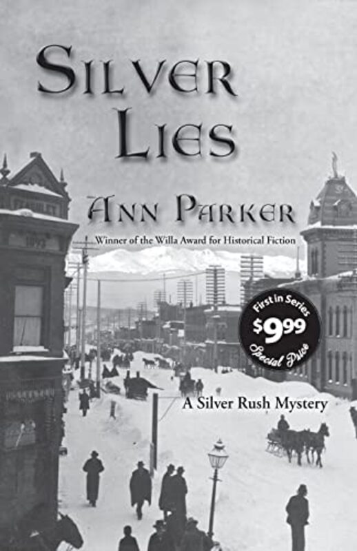 Book cover for "Silver Lies" by Ann Parker