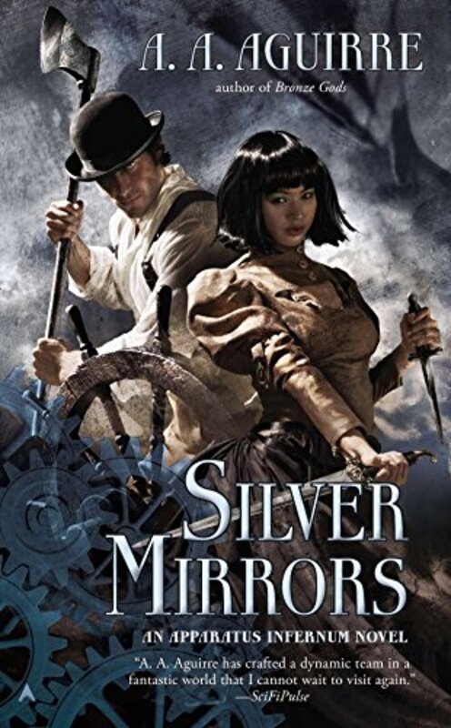 Book cover for "Silver Mirrors" by Ann Aguirre