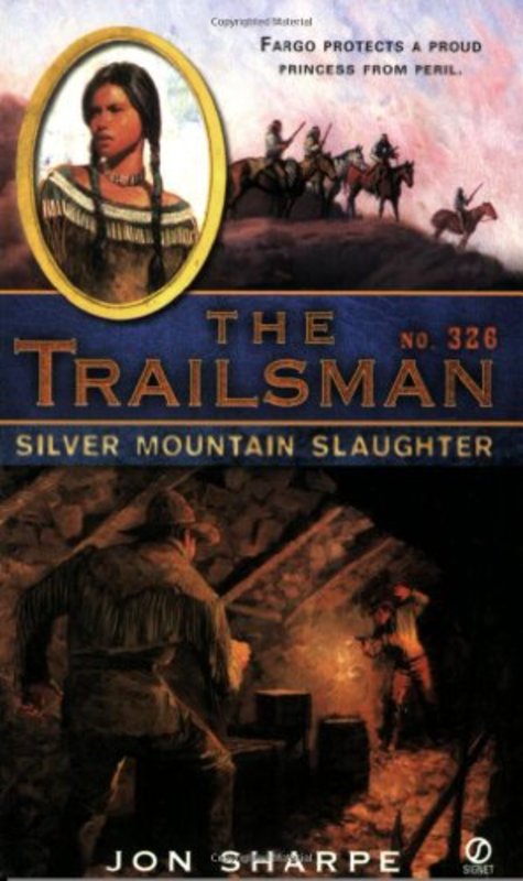 Book cover for "Silver Mountain Slaughter" by Jon Sharpe