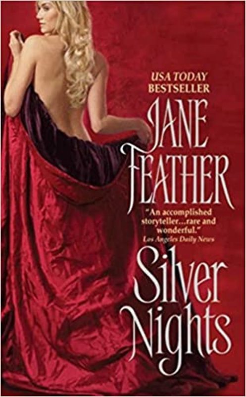 Book cover for "Silver Nights" by Jane Feather