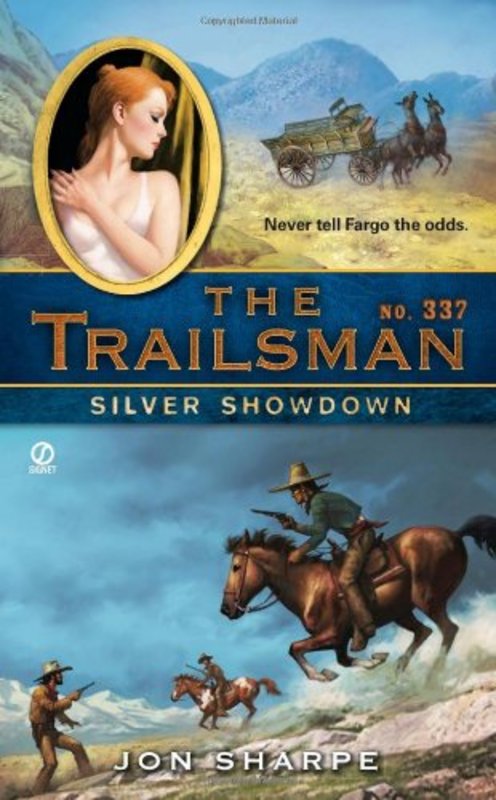 Book cover for "Silver Showdown" by Jon Sharpe