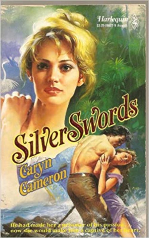 Book cover for "Silver Swords" by Karen Harper