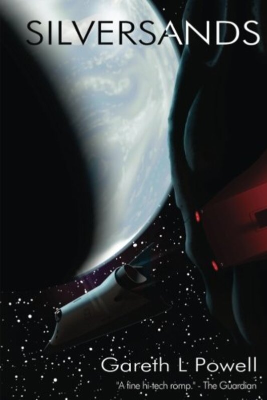 Book cover for "Silversands" by Gareth L Powell