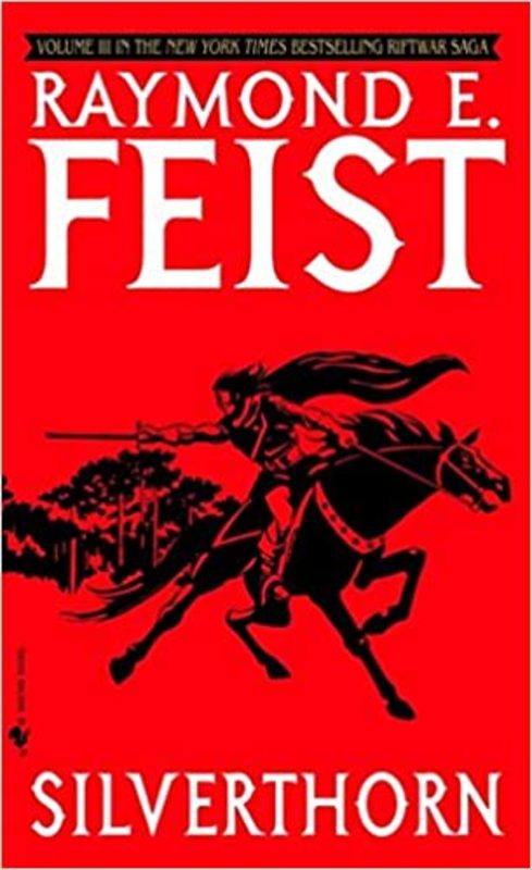 Book cover for "Silverthorn" by Raymond E. Feist