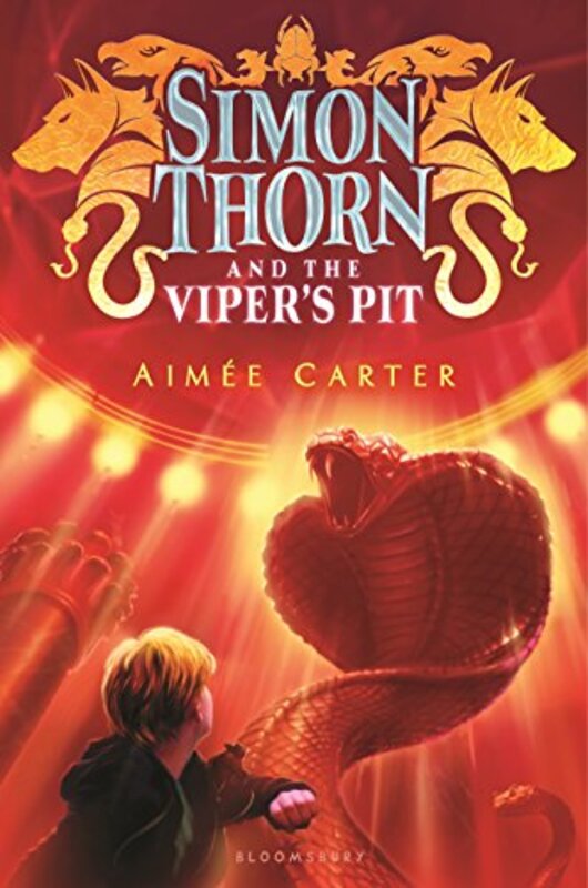 Book cover for "Simon Thorn and the Viper's Pit" by Aimee Carter