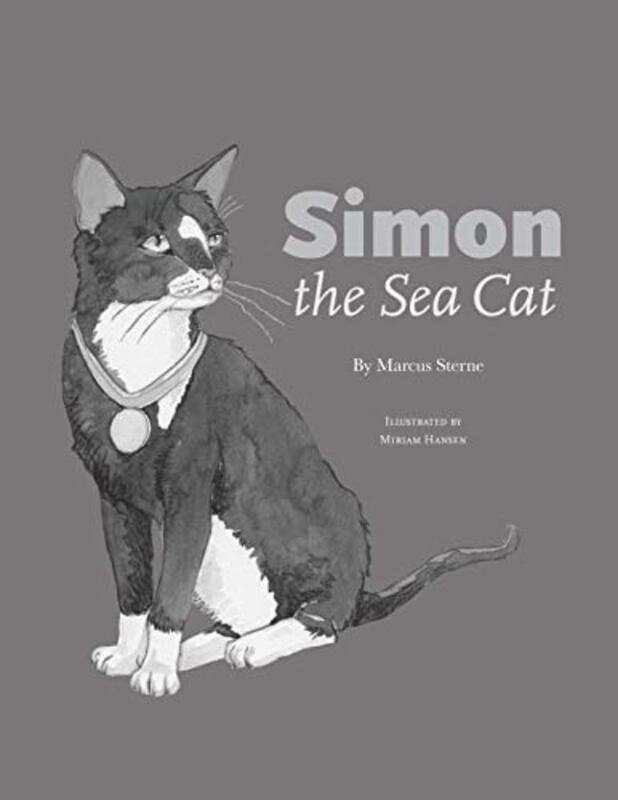 Book cover for "Simon the Sea Cat" by Marcus Sterne