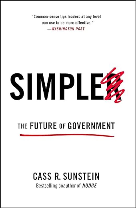 Book cover for "Simpler" by Cass R. Sunstein