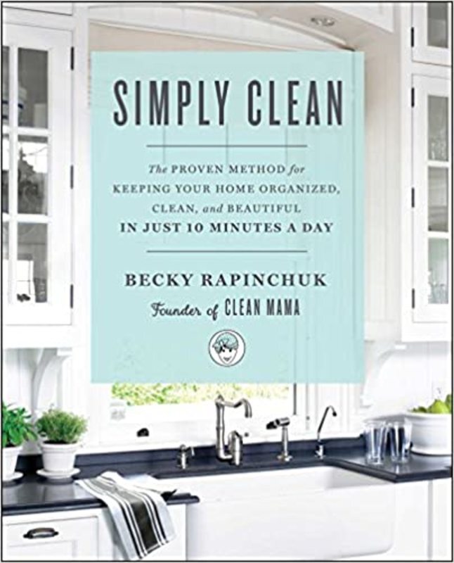 Book cover for "Simply Clean" by Becky Rapinchuk