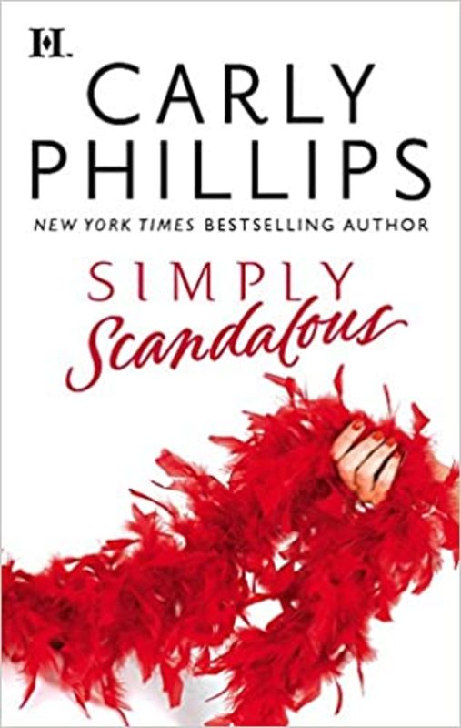 Book cover for "Simply Scandalous" by Carly Phillips