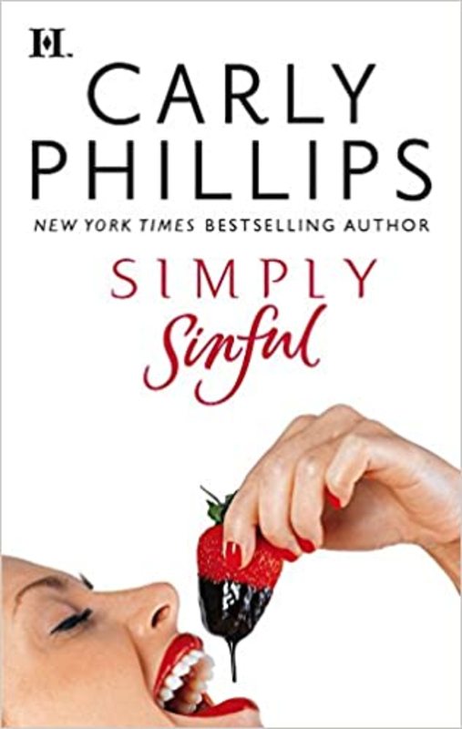 Book cover for "Simply Sinful" by Carly Phillips