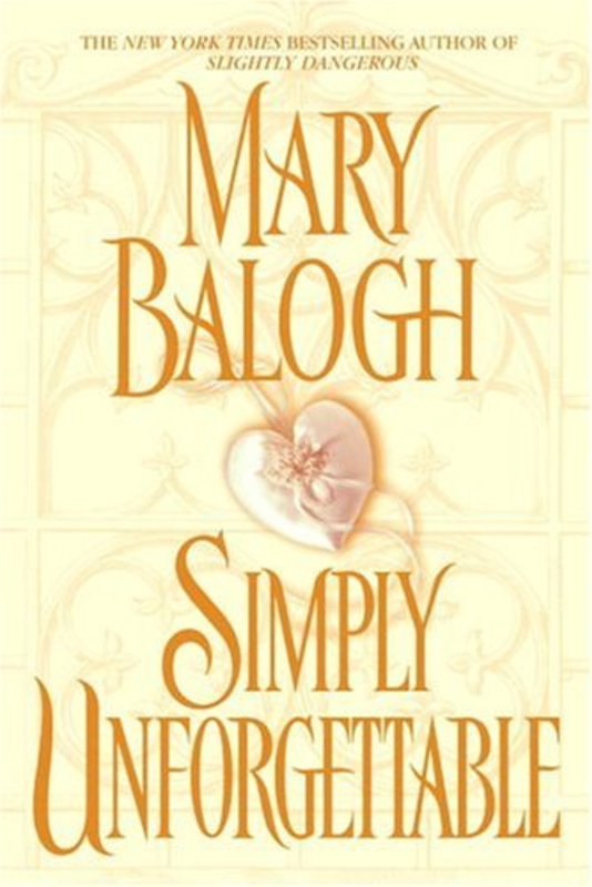 Book cover for "Simply Unforgettable" by Mary Balogh