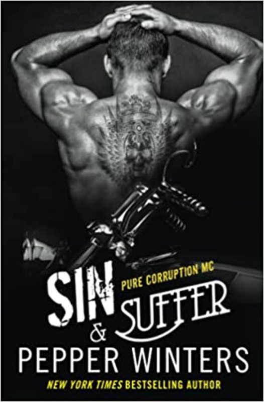 Book cover for "Sin & Suffer" by Pepper Winters