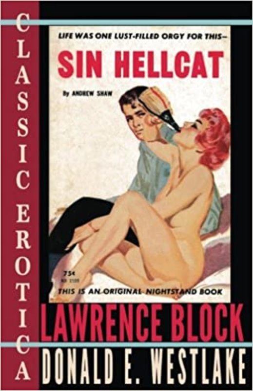 Book cover for "Sin Hellcat" by Lawrence Block