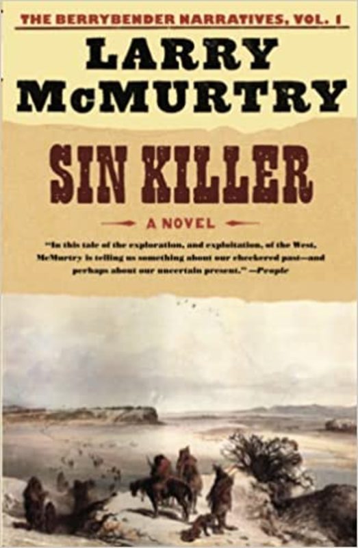 Book cover for "Sin Killer" by Larry McMurtry