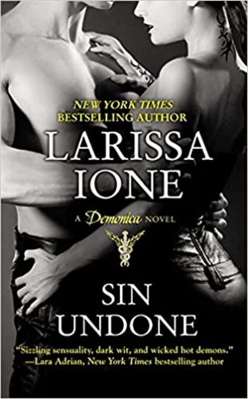 Book cover for "Sin Undone" by Larissa Ione