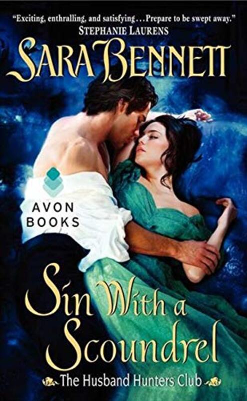 Book cover for "Sin With a Scoundrel" by Sara Bennett
