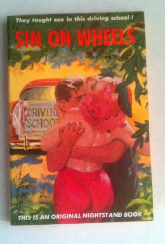 Book cover for "Sin on Wheels" by Robert Silverberg