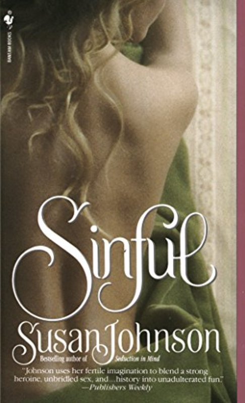 Book cover for "Sinful" by Susan Johnson