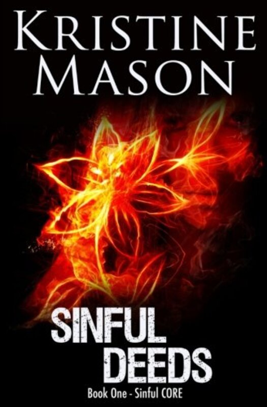 Book cover for "Sinful Deeds" by Kristine Mason