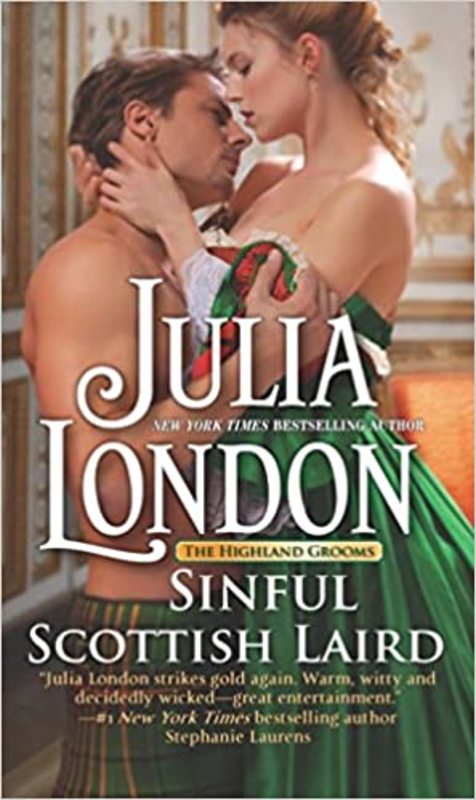 Book cover for "Sinful Scottish Laird" by Julia London