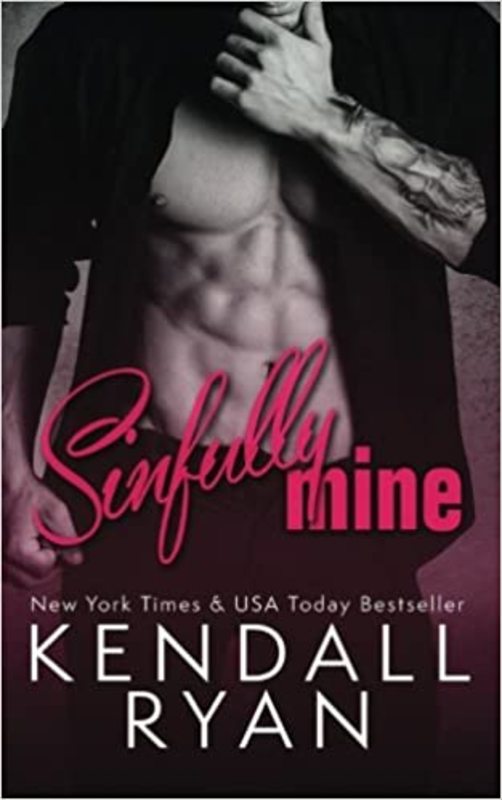 Book cover for "Sinfully Mine" by Kendall Ryan